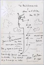 Jean cocteau la mediterranee 1960